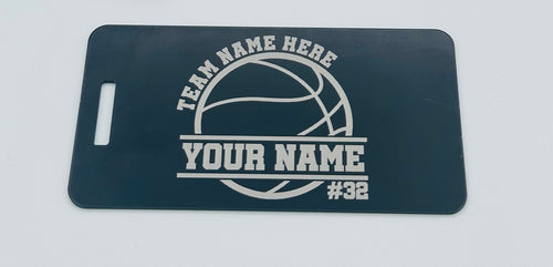 Personalized Sports Aluminum Bag Tag