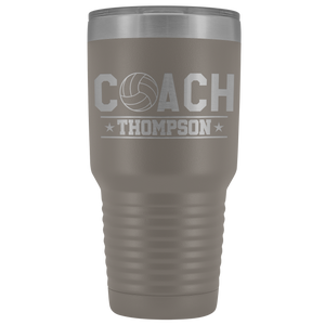 Personalized Volleyball Coach Tumbler - Volleyball Coach Gift