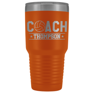 Personalized Volleyball Coach Tumbler - Volleyball Coach Gift