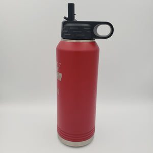 Fort Gibson Royal Regiment 32oz Red Water Bottle