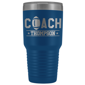 Personalized Football Coach Tumbler - Football Coach Gift