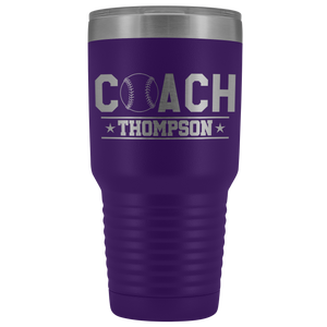 Personalized Baseball Coach Tumbler - Baseball Coach Gift