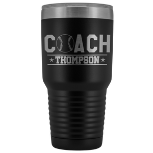 Personalized Baseball Coach Tumbler - Baseball Coach Gift