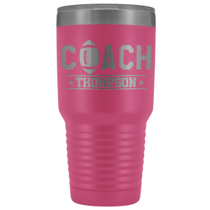 Personalized Football Coach Tumbler - Football Coach Gift