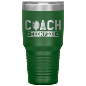 Personalized Rugby Coach Tumbler - Rugby Coach Gift