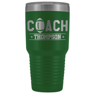 Personalized Football Coach Tumbler - Football Coach Gift