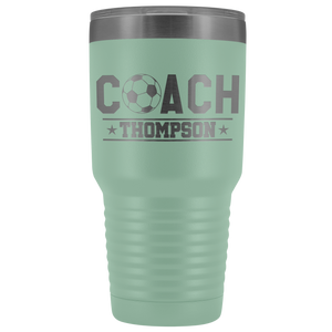 Personalized Soccer Coach Tumbler - Soccer Coach Gift