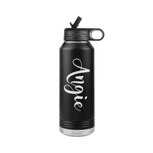 Personalized, Cursive Name 32 oz Water Bottle