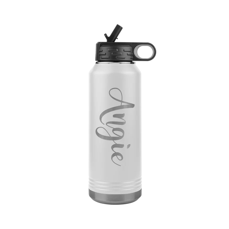 Cursive Name 32 Ounce Water Bottle