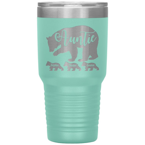 Personalized  Female Bear and Cub 30 oz tumbler