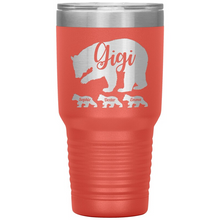 Personalized  Female Bear and Cub 30 oz tumbler