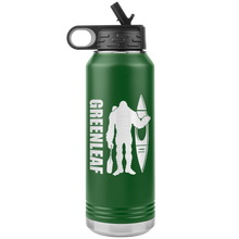 Bigfoot with Kayak Greenleaf Trail Run 32oz Water Bottle