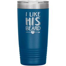 Couple's Tumbler Set - I Like His Beard / I Like Her Butt - Couple's Valentine's Day Gift