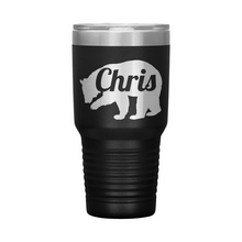 Personalized Bear and Cub 30 oz tumbler