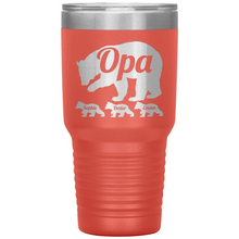 Personalized Bear and Cub 30 oz tumbler