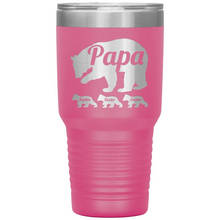 Personalized Bear and Cub 30 oz tumbler