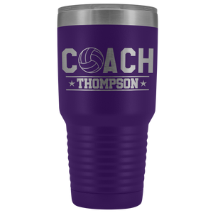 Personalized Volleyball Coach Tumbler - Volleyball Coach Gift