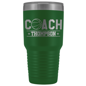 Personalized Basketball Coach Tumbler - Basketball Coach Gift