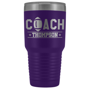 Personalized Football Coach Tumbler - Football Coach Gift