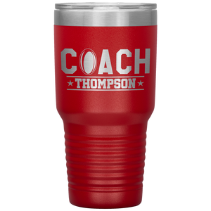 Personalized Rugby Coach Tumbler - Rugby Coach Gift