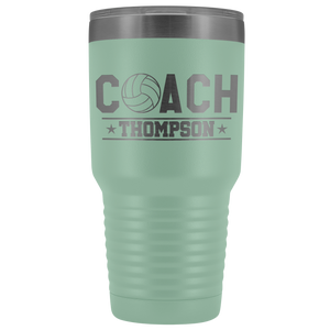 Personalized Volleyball Coach Tumbler - Volleyball Coach Gift