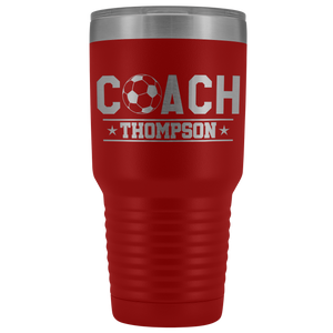 Personalized Soccer Coach Tumbler - Soccer Coach Gift