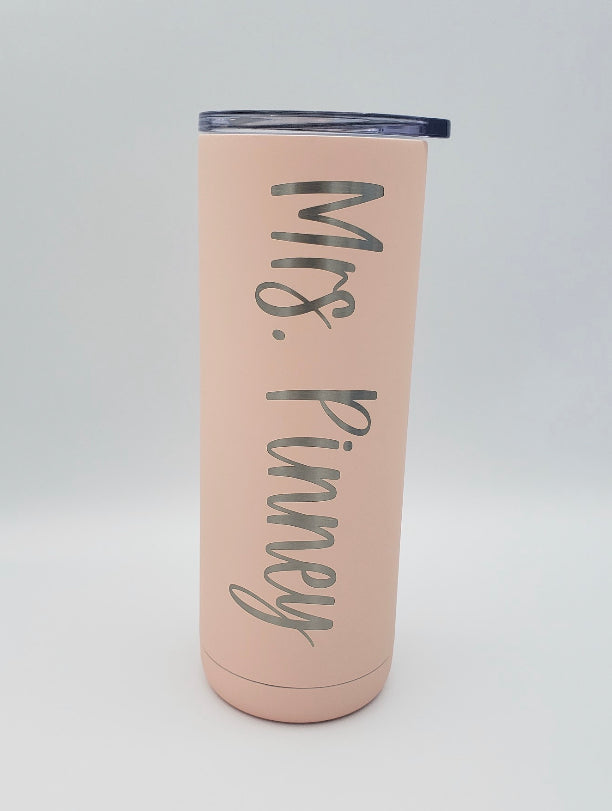 20 oz Soft Matte Skinny Tumbler – S&S Engraving