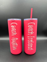 Personalized Soft Matte 20 oz Skinny Tumblers