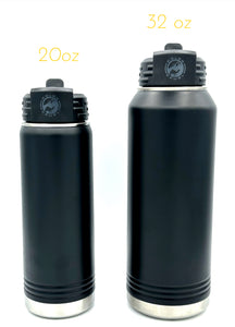 JYD Team Water Bottles - 20 and 32 oz