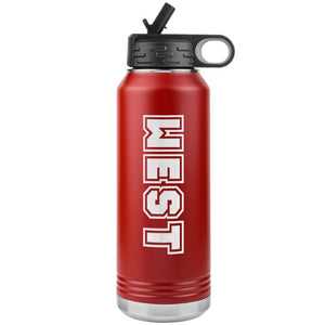 Personalized, Block Font 32oz Water Bottle