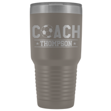 Personalized Soccer Coach Tumbler - Soccer Coach Gift