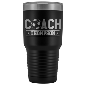 Personalized Soccer Coach Tumbler - Soccer Coach Gift
