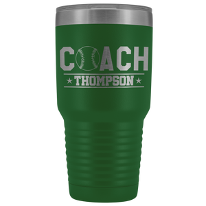 Personalized Baseball Coach Tumbler - Baseball Coach Gift