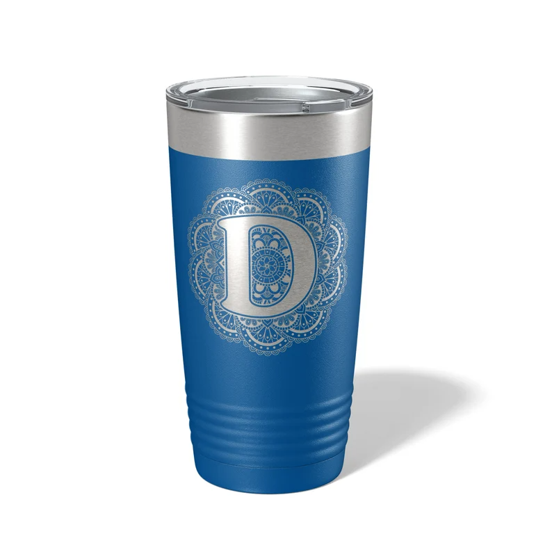 Mandala Initial 20oz Tumbler