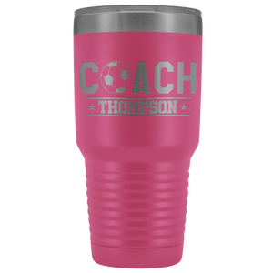 Personalized Soccer Coach Tumbler - Soccer Coach Gift