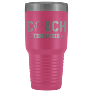 Personalized Tennis Coach Tumbler - Tennis Coach Gift