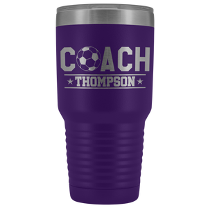 Personalized Soccer Coach Tumbler - Soccer Coach Gift