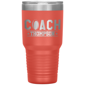 Personalized Rugby Coach Tumbler - Rugby Coach Gift