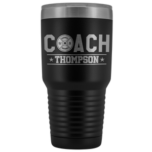 Personalized Weightlifting Coach Tumbler - Weightlifting Coach Gift