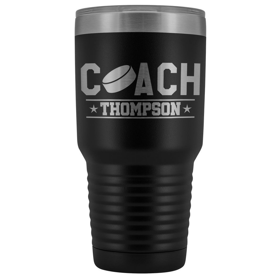 Personalized Hockey Coach Tumbler - Hockey Coach Gift