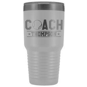 Personalized Tennis Coach Tumbler - Tennis Coach Gift