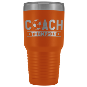 Personalized Soccer Coach Tumbler - Soccer Coach Gift